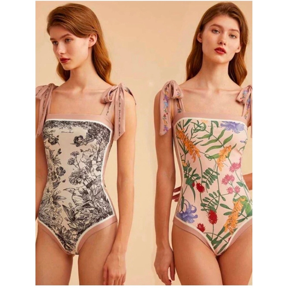 Visual Mood Joanna Sz Large Reversible One Piece Swim Bathing Suit
